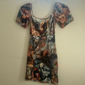 Dolls Kill Religious Inspired Dress, Size S